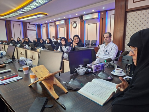 برگزاری جلسه آموزش احکام و اخلاق مصوب کمیته فرهنگی در مرکز پزشکی،آموزشی و درمانی لقمان حکیم 